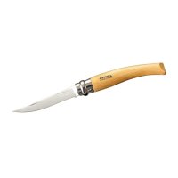 Opinel Slim-Line, Größe 8, rostfrei, Buchenholz