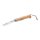 Opinel Taschenmesser Nr. 8,  Buchenholzgriff, Lederriemen, Virobloc-System