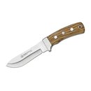 Jagdmesser Montero Olive, Neusilber mit...