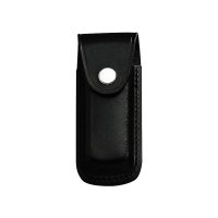 Messer-Etui, schwarzes Leder, eingeschnittene Schlaufe,...