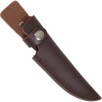 Haller Jagdmesser, Wurzelholz, Lederscheide