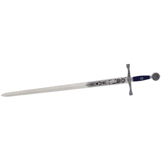 Schwert Excalibur silber/blau