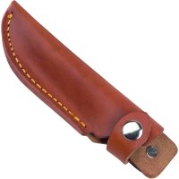 Haller Jagdmesser mit Pakkaholz grau Lederscheide