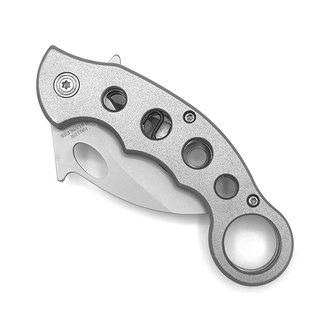 Haller Taschenmesser Karambit klein mit Ring, 420 rostfrei  mit Clip