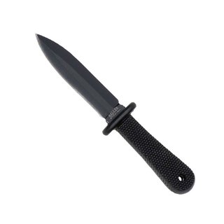 Neck Knife schwarz Gummigriff