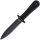 Haller Neck Knife schwarz Gummigriff Kunststoffscheide