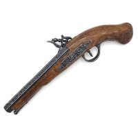 Deko-Pistole, Steinschlosspistole 18. Jahrhundert