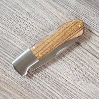 Haller Taschenmesser Stahlbacken Zebraholz