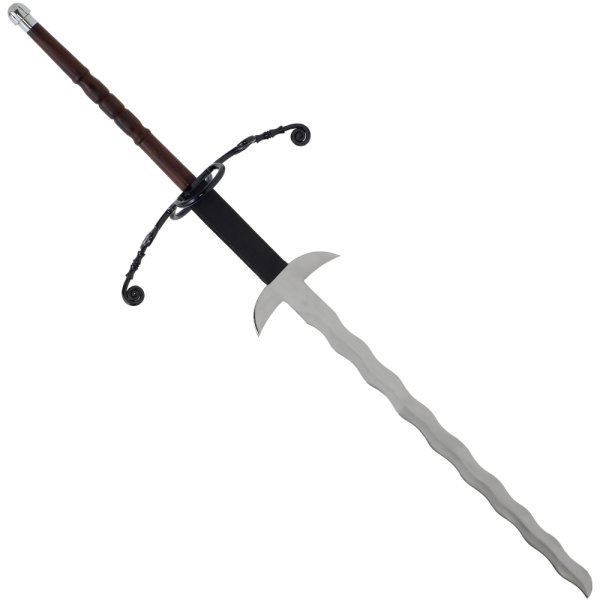 Zweihandschwert mit Flammenklinge