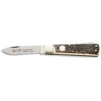 Jagd-Taschenmesser Back-Lock, Hirschhorn-Griffschalen,...