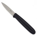 Küchenmesser Griff schwarz - Allzweckmesser 8,5 cm Klinge...