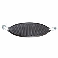 Grillplatte (Plancha) aus Gusseisen Light, Ø 42 cm