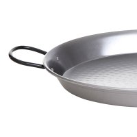 Paella-Pfanne Stahl poliert in 22 Größen verfügbar