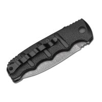 Böker Plus AKS-74 Damast Spearpoint Springmesser