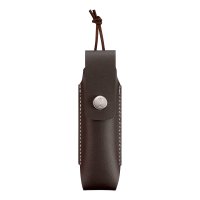 Opinel Taschenmesser Nr. 8 Colorama rostfrei Buchenholzgriff rot inklusive Kunstlederetui