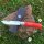 Opinel Taschenmesser Nr. 8 Colorama rostfrei Buchenholzgriff rot inklusive Kunstlederetui