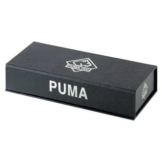 Puma TEC Einhandmesser, D2 Carbonstahl, Titangriff