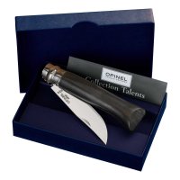 Opinel-Messer Nr. 8, Taschenmesser Ebenholz, Geschenkbox