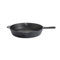 Hockerkocher-Set (klein) mit Gusseisenpfanne Ø 33...