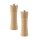 Salz- und Pfeffermühle Frankfurt 18 cm mit Untersetzer aus Holz natur