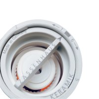 Zassenhaus Set Salzmühle & Pfeffermühle Frankfurt wenge 24 cm & Untersetzer Olivenholz