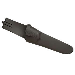 Morakniv Gürtelmesser Pro C, nicht-rostfreier Carbonstahl,  Fingerschutz, graue Kunststoffscheide
