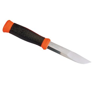 Morakniv Gürtelmesser Freizeitmesser 2000 Orange, rostfreier Stahl, orange/schwarzer Kunststoff-Griff