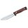 Nieto Gürtelmesser Outdoormesser Trapper 23 cm mit Veilchenholz-Griffschalen inkl. brauner Lederscheide