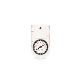 Suunto Kompass A-10NH, transparente Bodenplatte, 360 Grad Einteilung, Deklinationsskala, Tragekordel