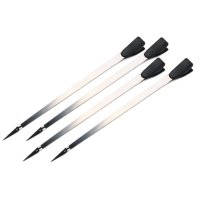 Spezial Grillspieß mit Abziehfunktion aus Edelstahl 4-er Set