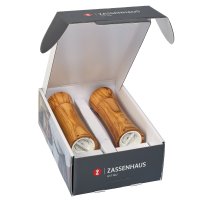 Zassenhaus Geschenkset Frankfurt 18 cm Olivenholz