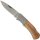 Haller Damast Taschenmesser Olivenholz