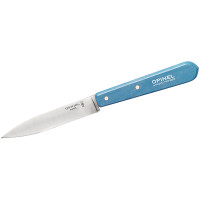 Opinel Küchenmesser No. 112  rostfrei mit Buchenholz-Griff hellblau
