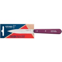 Opinel Küchenmesser No. 113 rostfrei mit Buchenholzgriff violett
