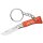 Opinel Mini-Messer Schlüsselanhänger orangefarbener Holzgriff Größe 2