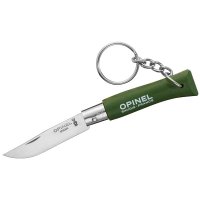 Opinel Mini Messer No 4 Schlüsselanhänger khaki
