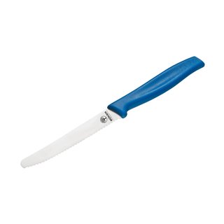 Böker Brötchenmesser Brotzeitmesser rostfrei mit Wellenschliff 1 Stück blau
