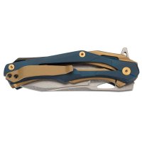 Puma TEC Einhandmesser stonewashed  Edelstahl-Griffschalen