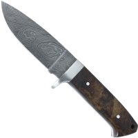 Haller Jagdmesser mit Damastklinge