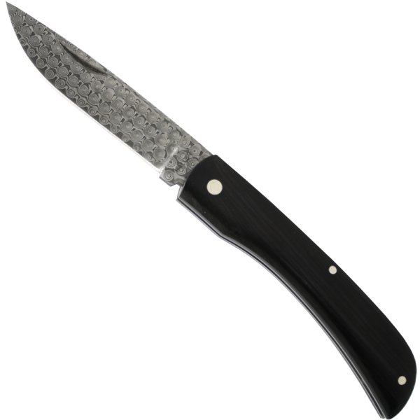 Haller Damast Taschenmesser Ebenholzgriff