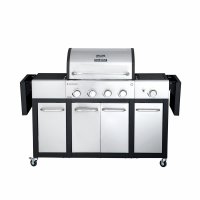 AllGrill Gasgrill Major inkl. klappbarer Seitentische