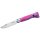 Opinel Kinder Taschenmesser Nr. 7 OUTDOOR JUNIOR abgerundete Spitze, violett/pinkfarbener Polyamid-Griff