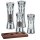Zassenhaus Set Salzmühle & Pfeffermühle Aachen Acryl & Untersetzer Eiche dunkel eckig