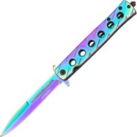 Haller Stiletto rainbow Klappmesser