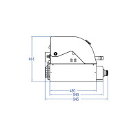 Allgrill Gasgrill Built-In CHEF L mit Air System - Top Line