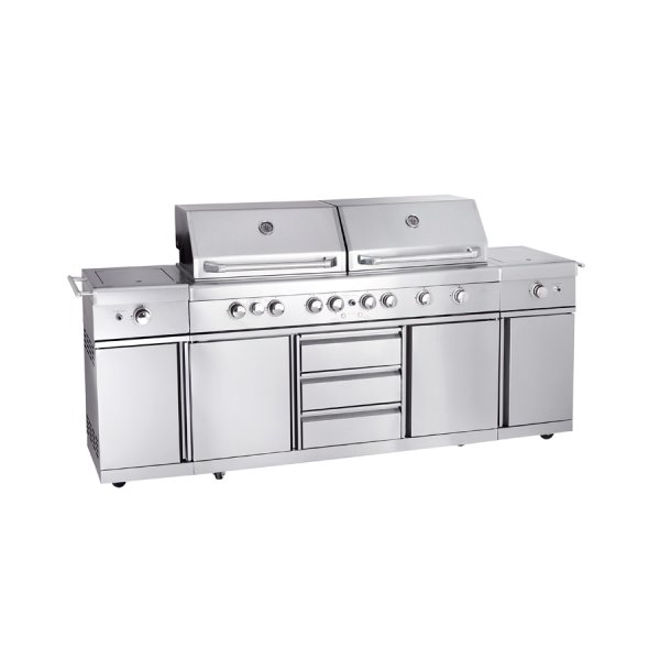 Allgrill® Gasgrill Outdoorküche "EXTREM" Topline Volledelstahl