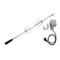 Allgrill® DE-LUXE Topline Volledelstahl Gasgrill CHEF L mit Wetterschutzhülle und Grillspieß