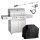 Allgrill® DE-LUXE Topline Volledelstahl Gasgrill CHEF L mit Wetterschutzhülle und Grillspieß