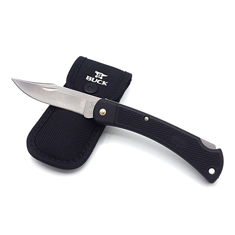 BUCK KNIVES FOLDING HUNTER FINGER GROOVED Messer Taschenmesser 420HC ,  114,95 €