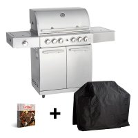 Allgrill® DE-LUXE Topline Volledelstahl Gasgrill CHEF...